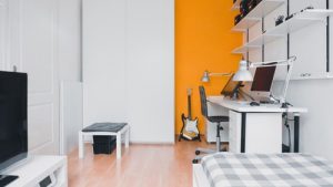 Moving into a small space requires organizing your space.
