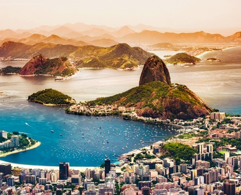 Rio de Janeiro landscape - enjoy it and let our long distance movers Brazil take care of everything else.