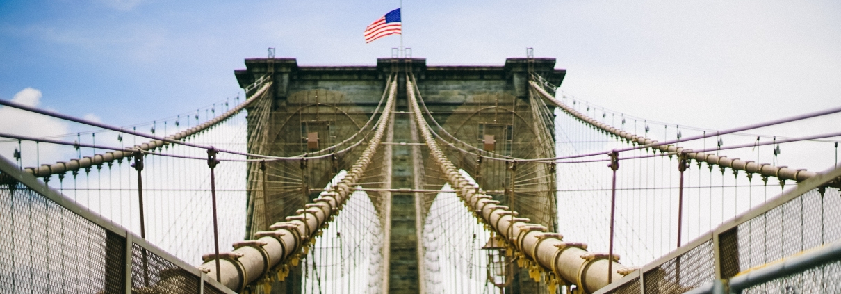 Brooklyn bridge - perhaps the first thing you'll see after moving from Brazil to the US